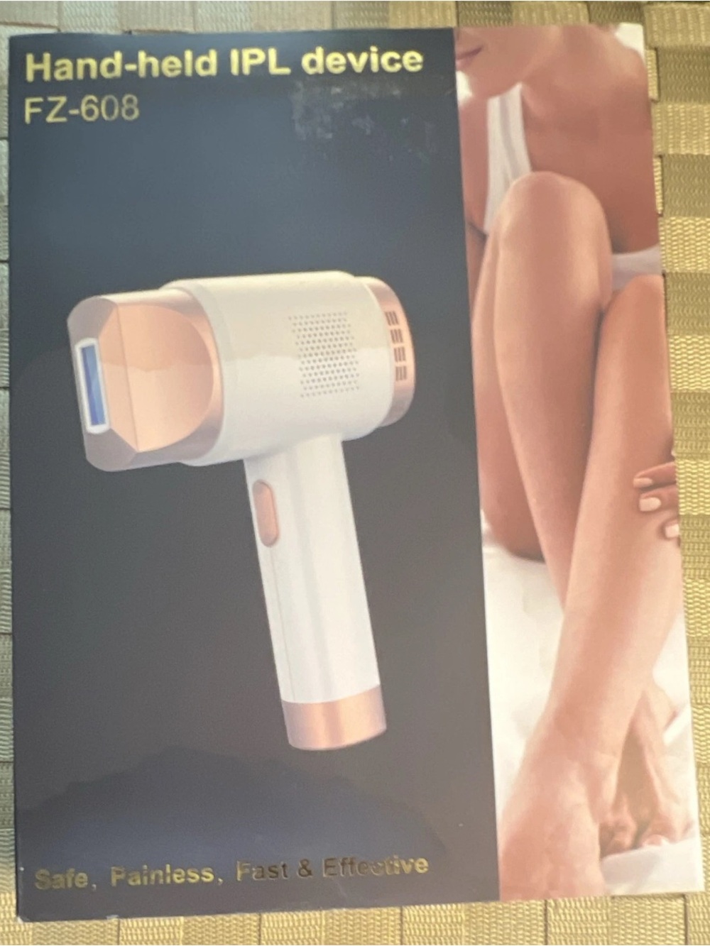 New Hand-held IPL Device FZ-608 in White & Rose Gold